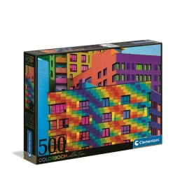 Clementoni Squares - Colorboom Collection Legpuzzel 500 Stukjes