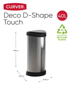 Curver Decobin Afvalbak Decobin (40 L)