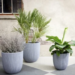 Decoris Bloempot Lennox Set Van 3 (O44, 37, 31 Cm)