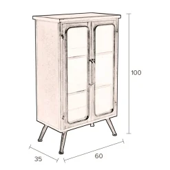 Dutchbone Vitrinekast Denza