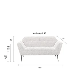 Dutchbone 2-Zitsbank Kate