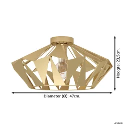 Eglo Plafondlamp Carlton