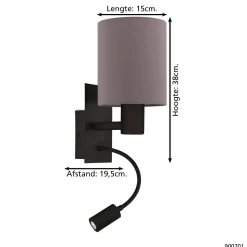 Eglo Wandlamp Pasteri