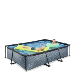 Exit Frame Pool 300X200X65Cm (12V Cartridge Filter) - Grijs
