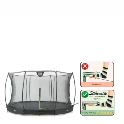 Exit Silhouette Ground Trampoline O427 Cm