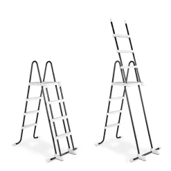 Exit Stone Zwembad O360X122Cm Met Filterpomp Grijs