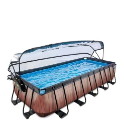 Exit Zwembad Wood Met Overkapping (540X250 Cm)