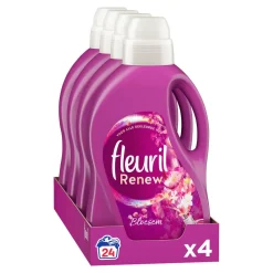 Fleuril Renew Liquid Bloesem Vloeibaar Wasmiddel - 4 X 24 Wasbeurten - Voordeelverpakking - 24 Wasbeurten