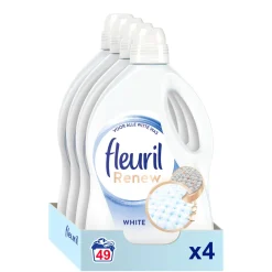 Fleuril Renew Liquid White - - Vloeibaar Wasmiddel - Voordeelverpakking - 4 X 49 Wasbeurten - 196 Wasbeurten