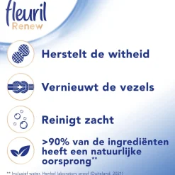 Fleuril Renew Liquid White Vloeibaar Wasmiddel - 4 X 24 Wasbeurten - Voordeelverpakking - 24 Wasbeurten