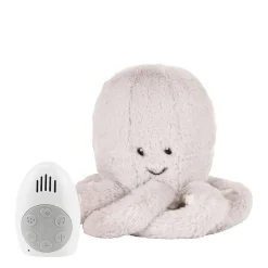 Flow Amsterdam Hartslagknuffel Olly Octopus Grijs - Knuffel 24 Cm