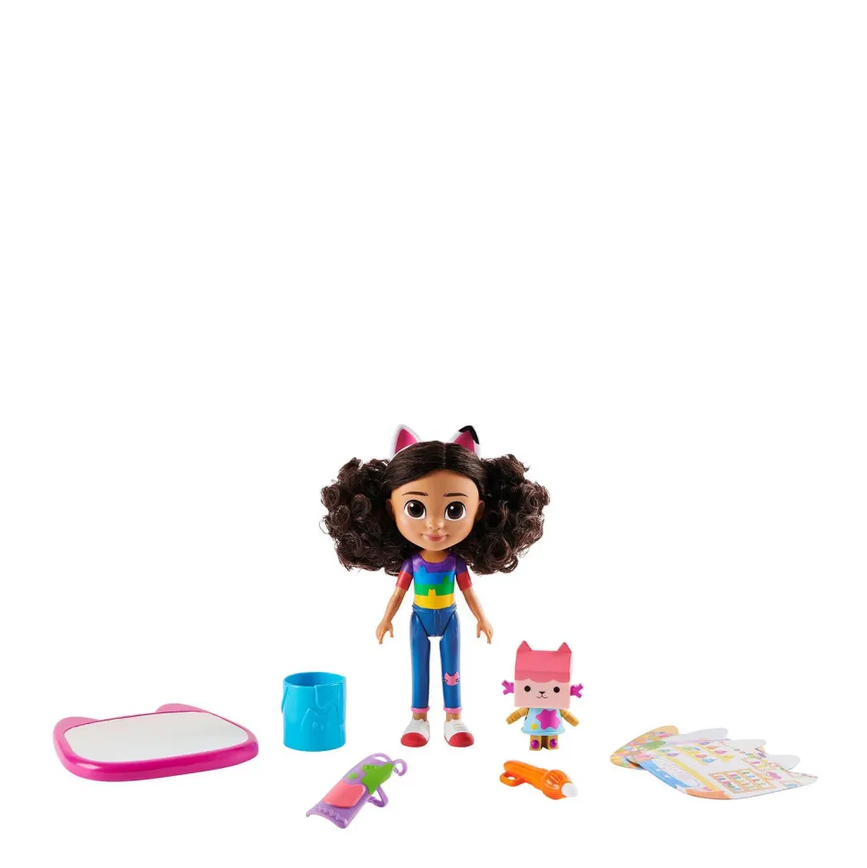 Gabby'S Dollhouse Gabby'S Poppenhuis Gabby Pop & Babykitty Knutsel Speelset