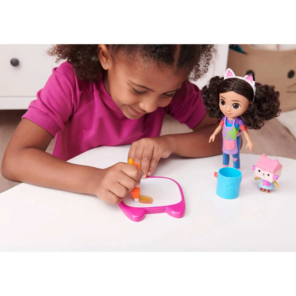 Gabby'S Dollhouse Gabby'S Poppenhuis Gabby Pop & Babykitty Knutsel Speelset