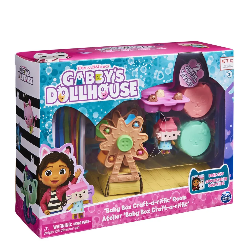 Gabby'S Dollhouse Gabby'S Poppenhuis Baby Kitty'S Knutselkamer