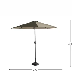 Hartman Parasol Sunline (270X270 Cm)