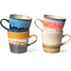 Hkliving Americanokopje 70'S (O8,5 Cm) (260 Ml) (Set Van 4)