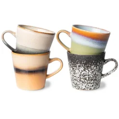 Hkliving Americanokopje 70'S (O8,5 Cm) (260 Ml) (Set Van 4)