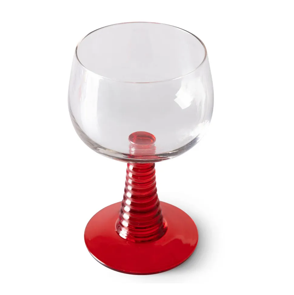 Hkliving Wijnglas Swirl (275 Ml) (O8,5 Cm)