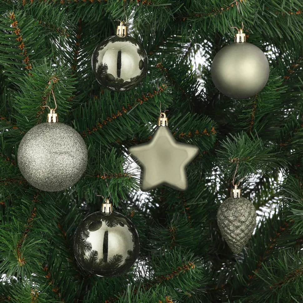 House Of Seasons Kerstbal Onbreekbaar (Set Van 40) (O8 Cm)