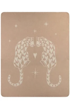 Hunkemoller Fleece Deken Leonie Leopard (152X124) Beige (152X124 Cm)