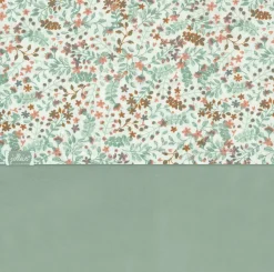 Jollein Baby Ledikantaken 120X150Cm Bloemen Groen