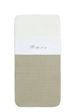 Jollein Baby Wieglaken 75X100Cm Animals - Olive Green