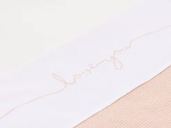 Jollein Baby Wieglaken 75X100Cm Love You Pale Pink