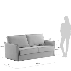 Kave Home 2 Zits Slaapbank Samsa