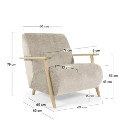 Kave Home Fauteuil Meghan