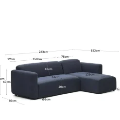 Kave Home Modulaire Hoekbank Neom