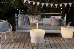 Keter Bijzettafel Illuminated Coolbar (Verlicht O50/57 Cm)