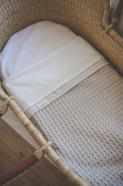 Koeka Nostalgia Baby Wieglaken 80X100 Cm Warm White
