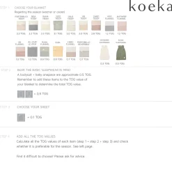 Koeka Nostalgia Baby Wieglaken 80X100 Cm Warm White