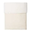 Koeka Oslo Plaid Wafel/Teddy 140X200 Cm Natural/Pebble (140X200 Cm)