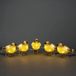 Konstsmide Kerstlichtsnoer Vogels (40 Led) (5 Vogels) (Geel)