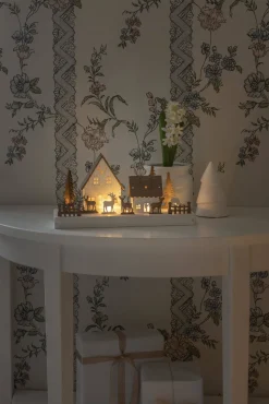 Konstsmide Silhouet Huis En Reedieren (Op Batterij Met Timer) (14X28 Cm) (6 Led)