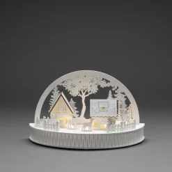 Konstsmide Silhouet Huisjes En Rendieren (Op Batterij Met Timer) (18X30X150 Cm) (5 Led)