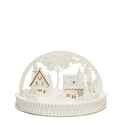 Konstsmide Silhouet Huisjes En Rendieren (Op Batterij Met Timer) (18X30X150 Cm) (5 Led)