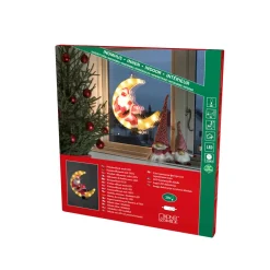 Konstsmide Venstersilhouet Kerstman (39X36 Cm) (20 Led)