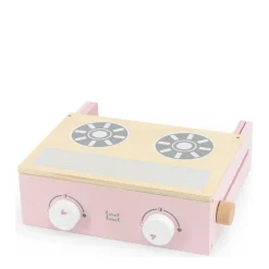 Label Label Wood Houten Kookfornuis Met Accessoires Roze