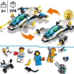 Lego City Ruimteschip Voor Verkenningsmissies Op Mars 60354