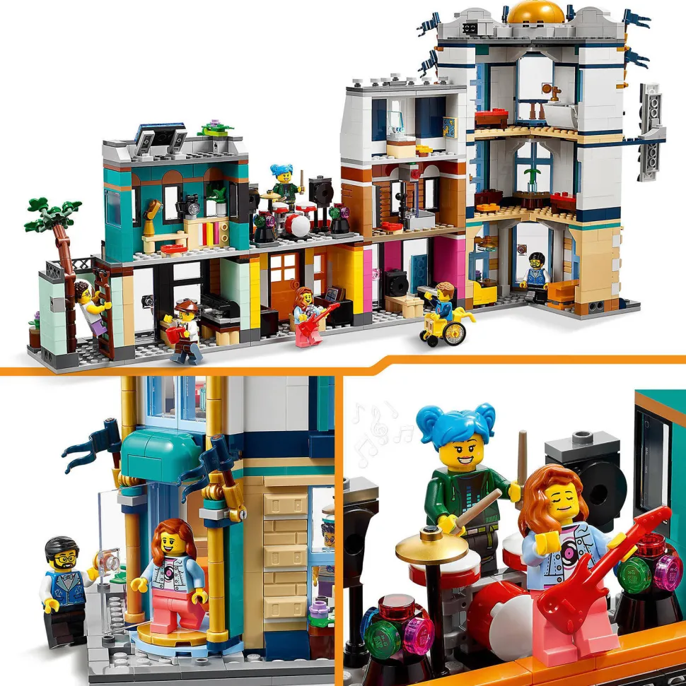 Lego Creator 3-In-1 Hoofdstraat 31141