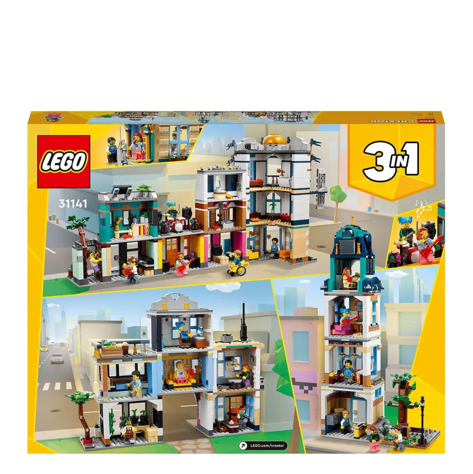 Lego Creator 3-In-1 Hoofdstraat 31141