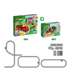Lego Duplo Treinbrug En -Rails 10872