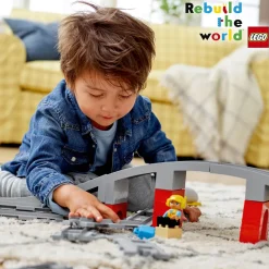 Lego Duplo Treinbrug En -Rails 10872