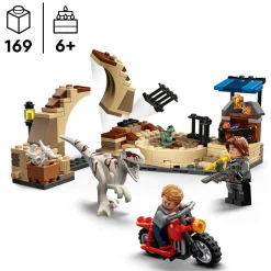 Lego Jurassic World Atrociraptor Dinosaurus Motorachtervolging 76945