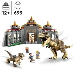 Lego Jurassic World Bezoekerscentrum: T. Rex & Raptor Aanval 76961