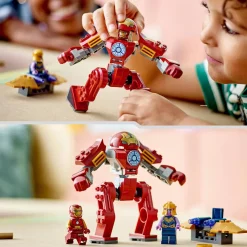 Lego Marvel Avengers Iron Man Hulkbuster Vs. Thanos 76263