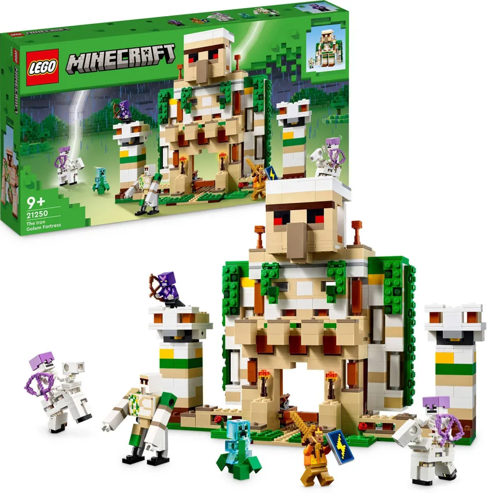 Lego Minecraft Het Ijzergolemfort 21250