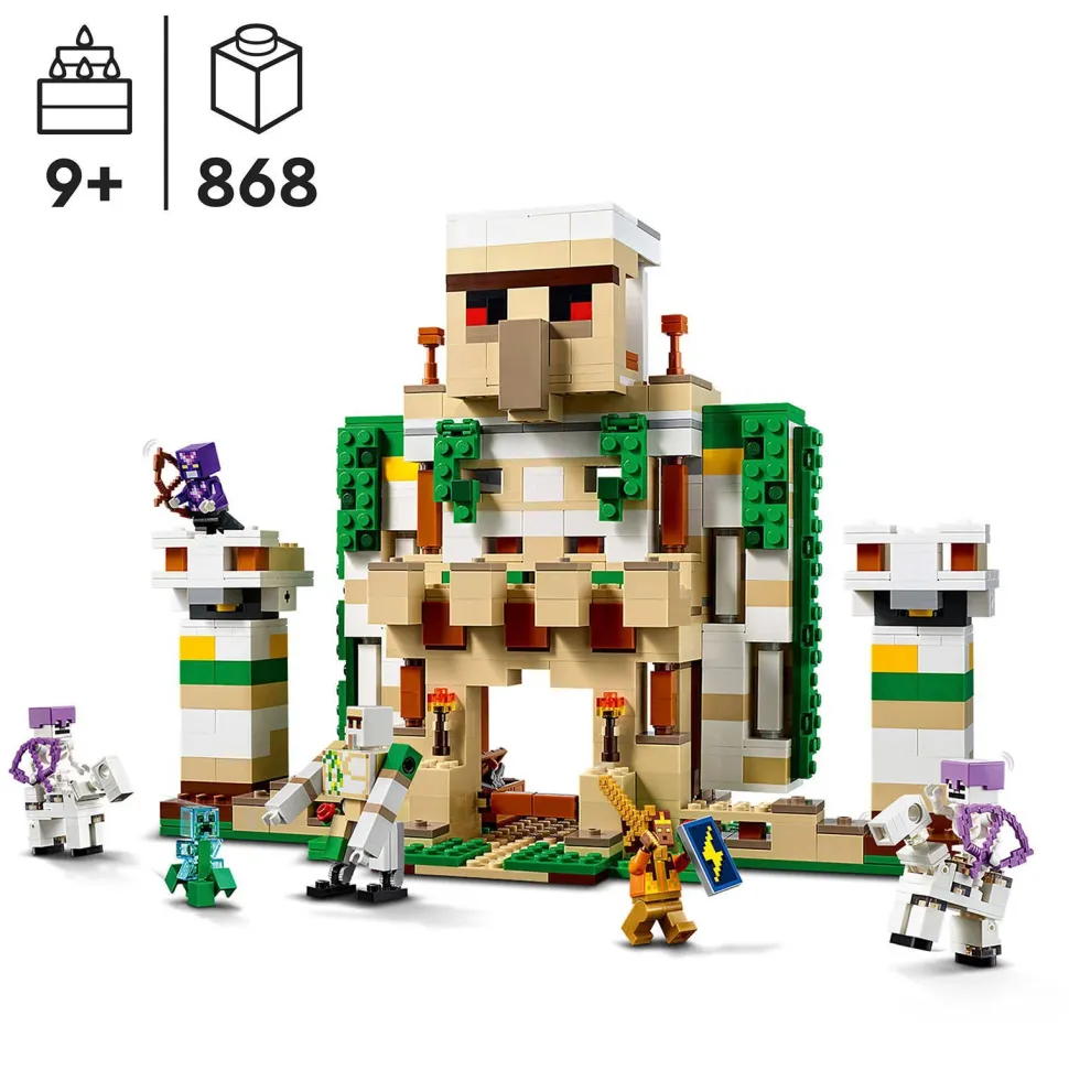 Lego Minecraft Het Ijzergolemfort 21250